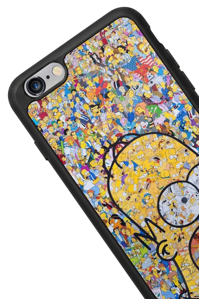 iPhone 6s Plus Uyumlu The Simpsons Tasarımlı Glossy Premium Kılıf