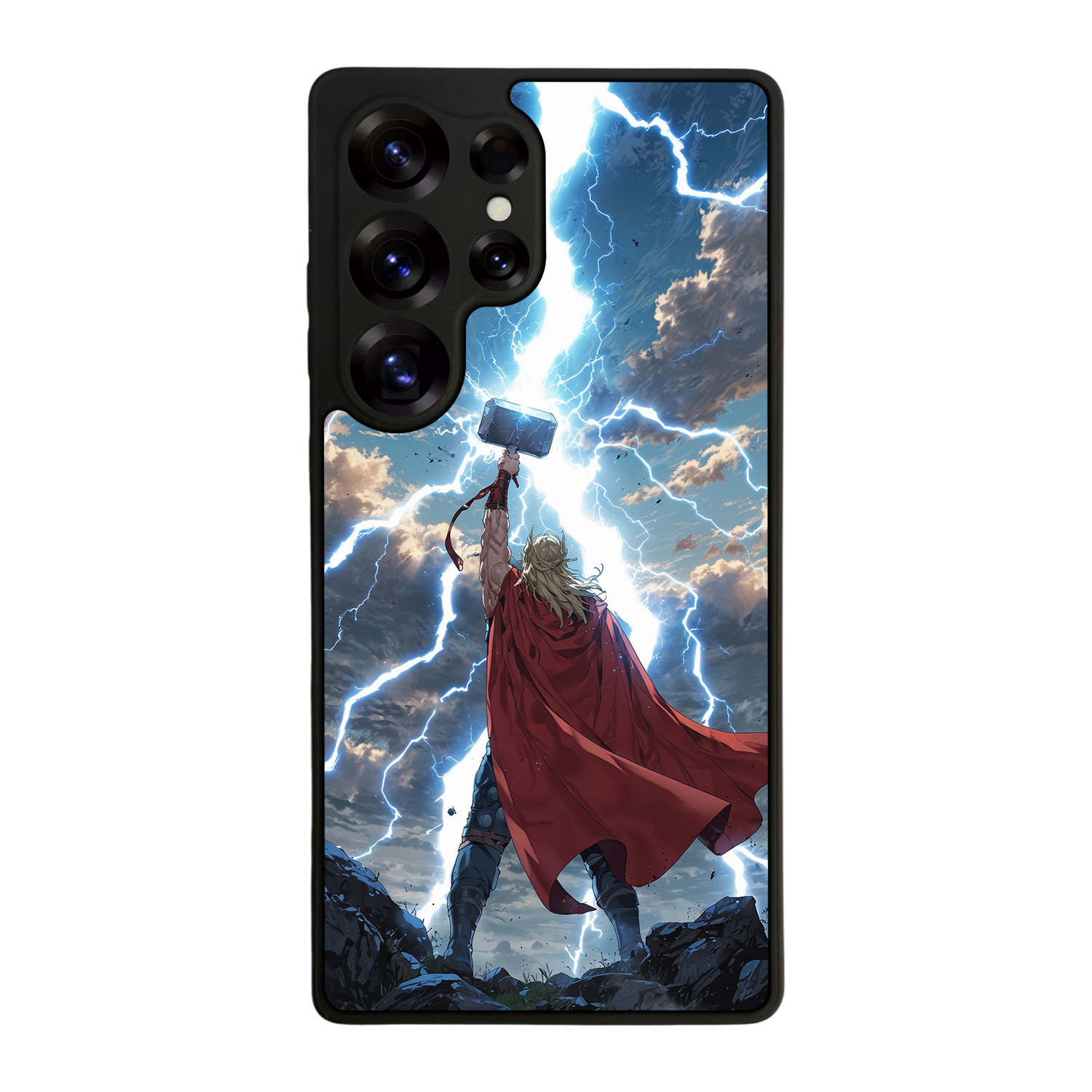 Samsung Galaxy S25 Ultra Uyumlu Thor Tasarımlı Glossy Premium Kılıf