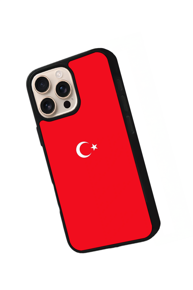 iPhone 16 Pro Max Uyumlu TürkBayragi Tasarımlı Glossy Premium Kılıf