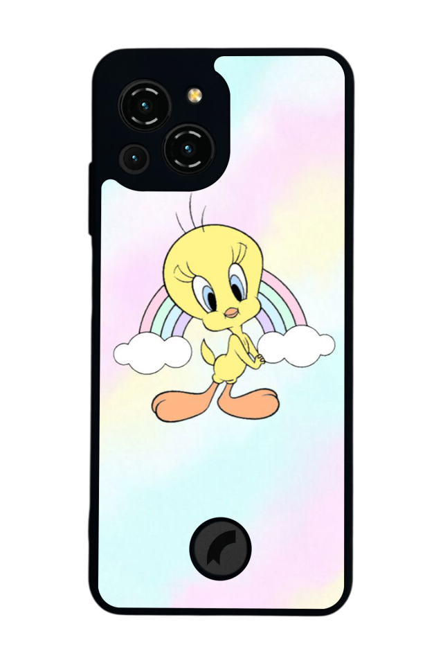 Reeder S23 Pro Max Uyumlu tweety Tasarımlı Glossy Premium Kılıf