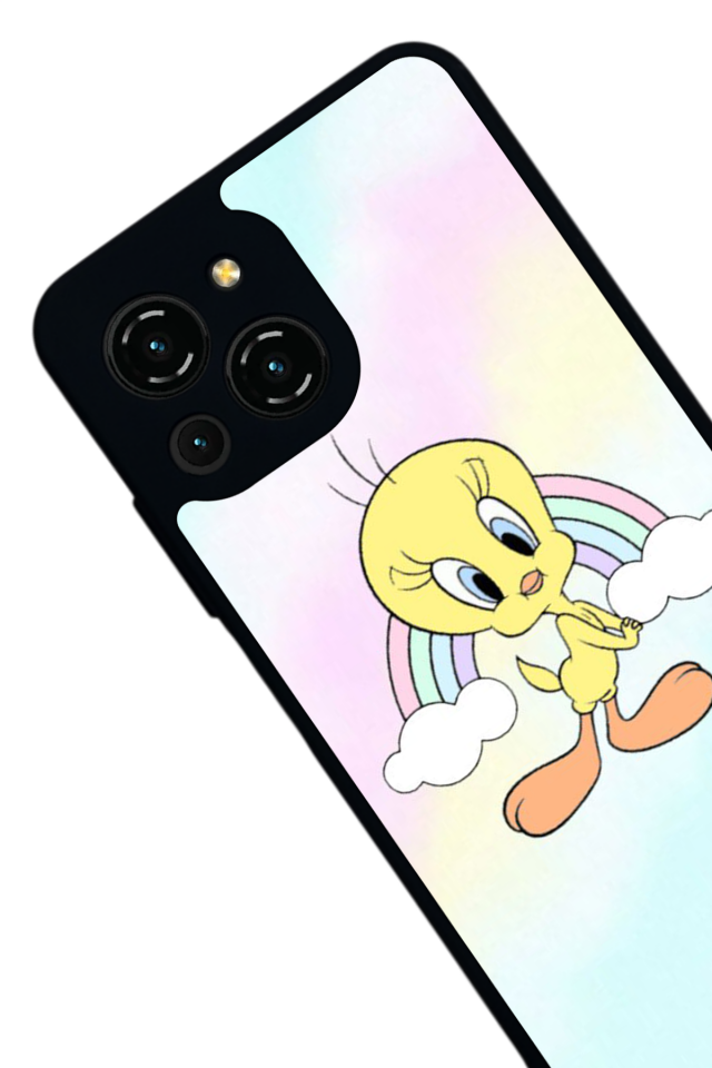 Reeder S23 Pro Max Uyumlu tweety Tasarımlı Glossy Premium Kılıf