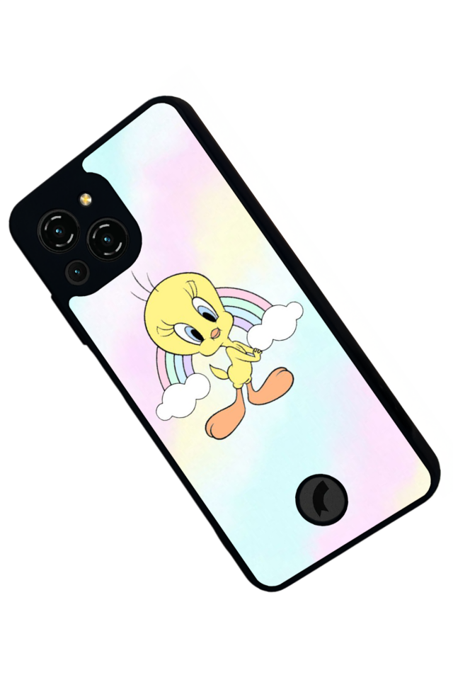 Reeder S23 Pro Max Uyumlu tweety Tasarımlı Glossy Premium Kılıf