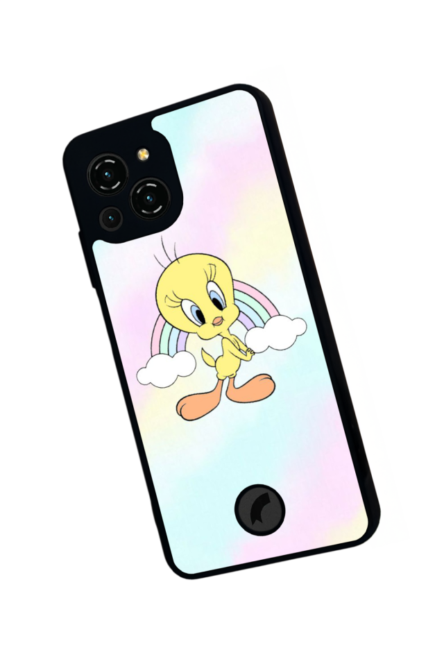 Reeder S23 Pro Max Uyumlu tweety Tasarımlı Glossy Premium Kılıf