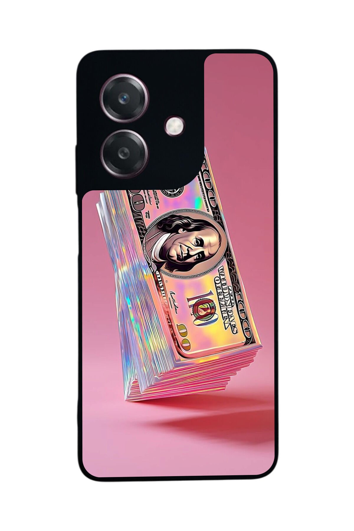 Oppo A3 5G Uyumlu Money Para Tasarımlı Glossy Premium Kılıf