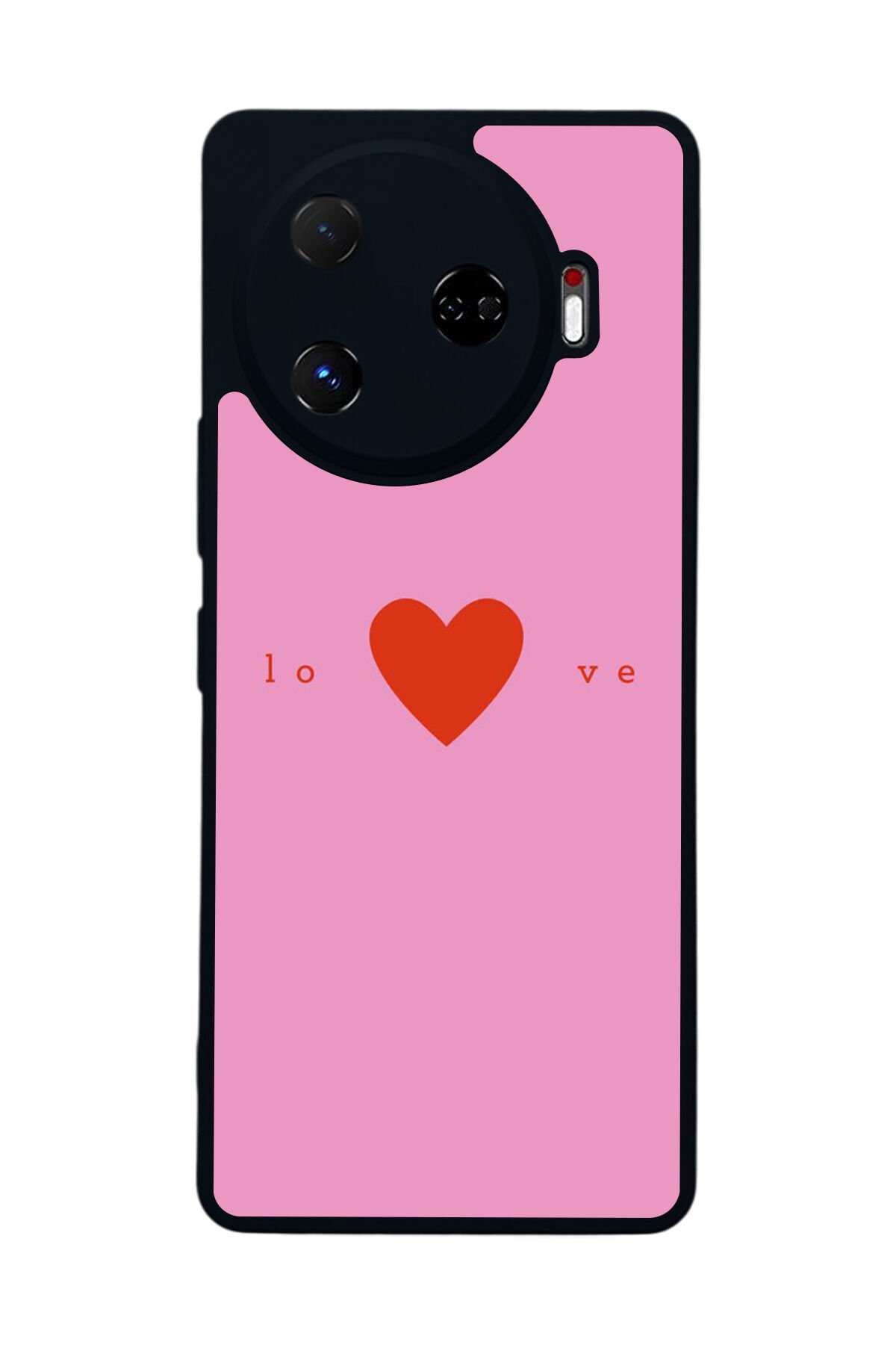 Tecno Camon 30 Pro Uyumlu Kalp Love Tasarımlı Glossy Premium Kılıf