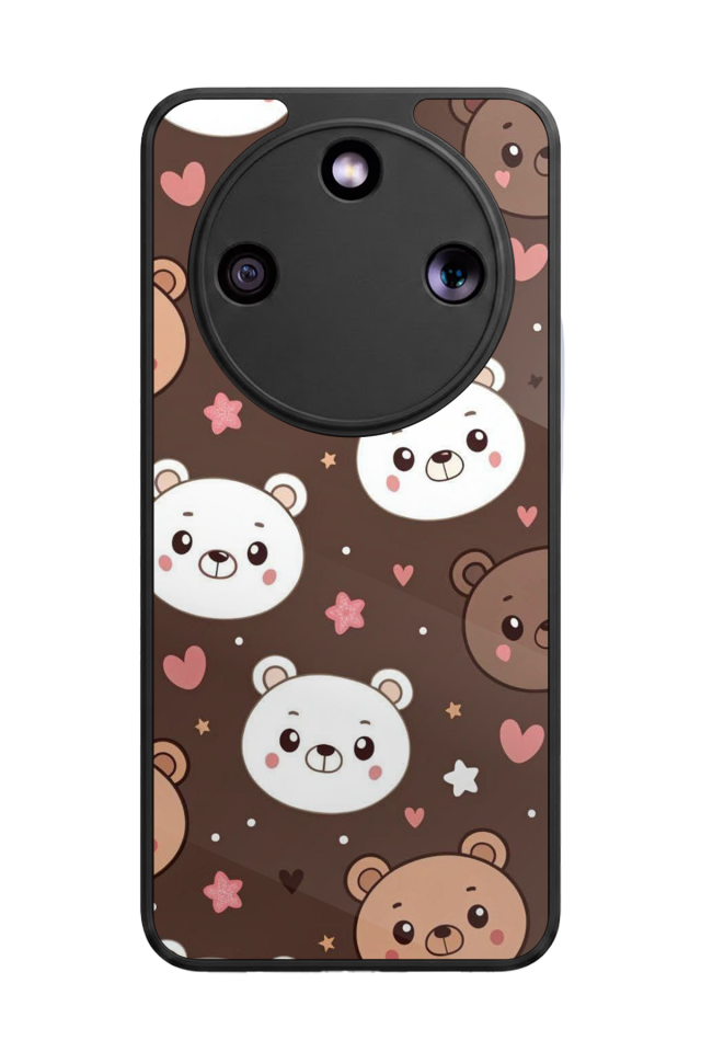 Honor Magic 8 Lite Uyumlu Panda Tasarımlı Glossy Premium Kılıf