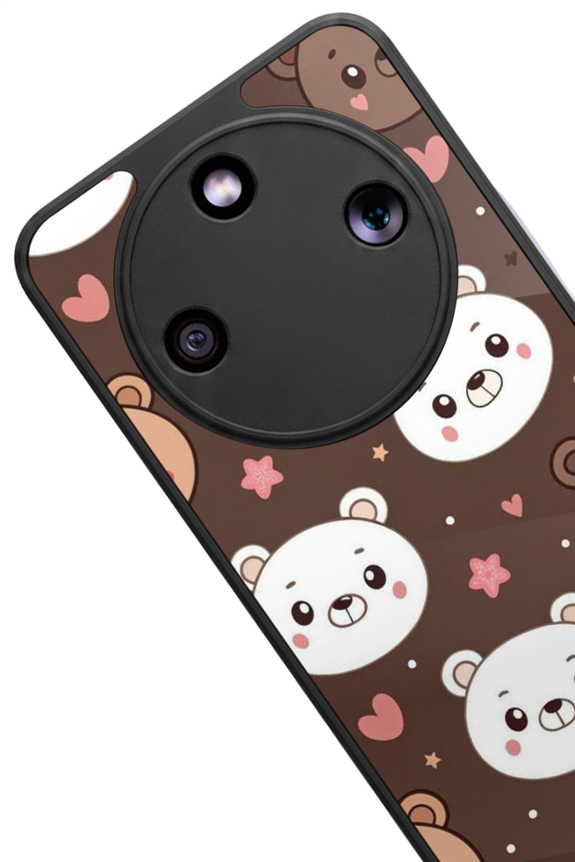 Honor Magic 8 Lite Uyumlu Panda Tasarımlı Glossy Premium Kılıf