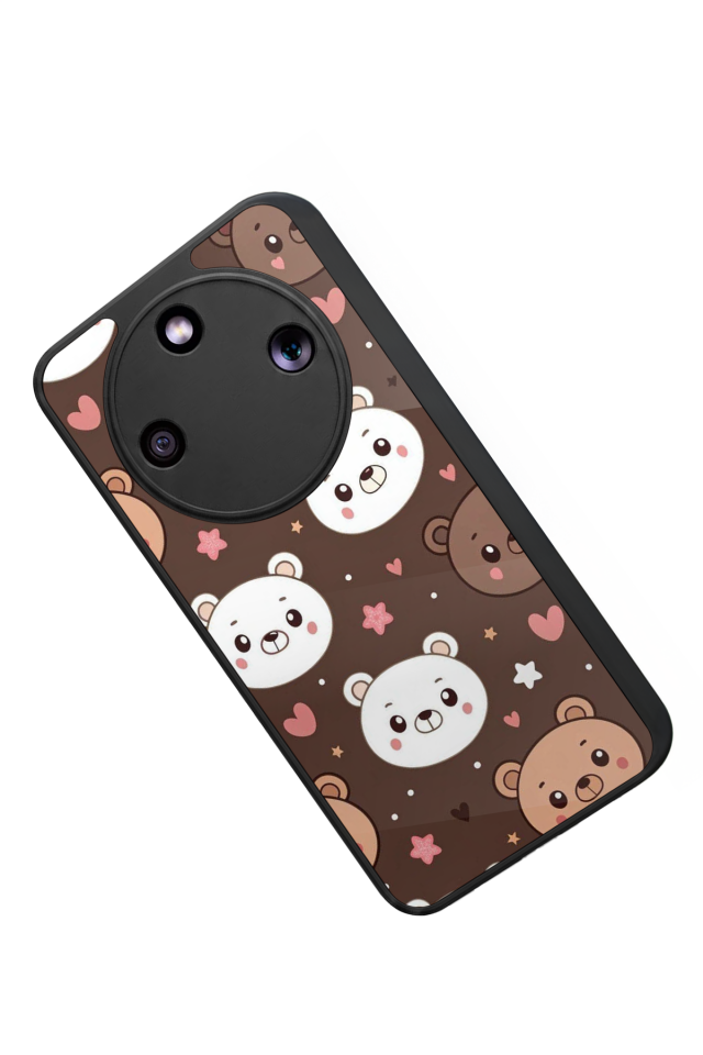 Honor Magic 8 Lite Uyumlu Panda Tasarımlı Glossy Premium Kılıf