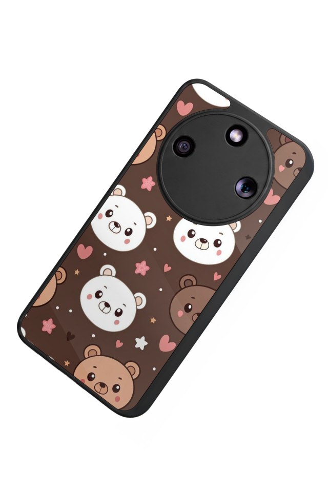 Honor Magic 8 Lite Uyumlu Panda Tasarımlı Glossy Premium Kılıf