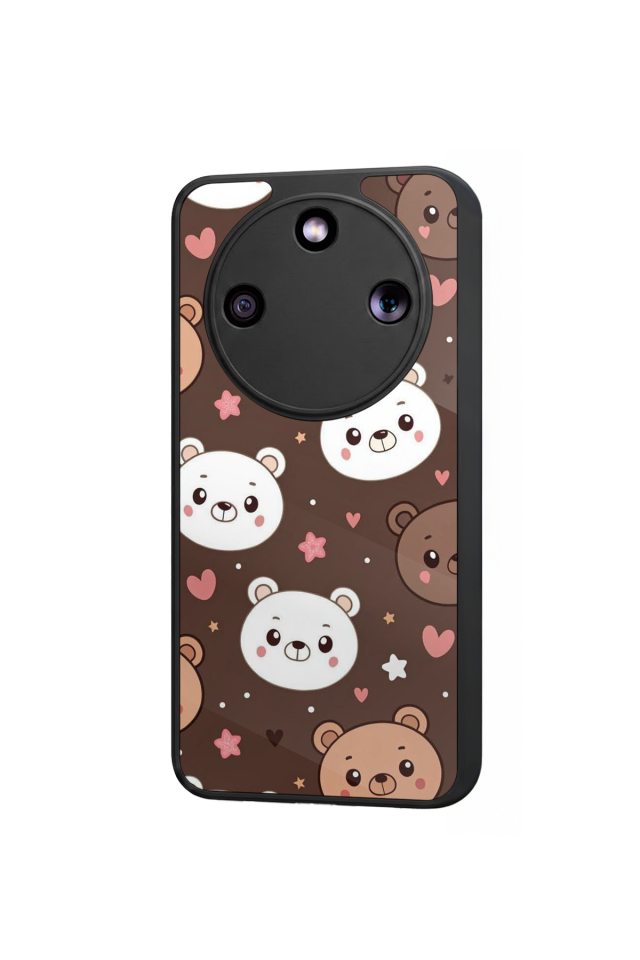 Honor Magic 8 Lite Uyumlu Panda Tasarımlı Glossy Premium Kılıf