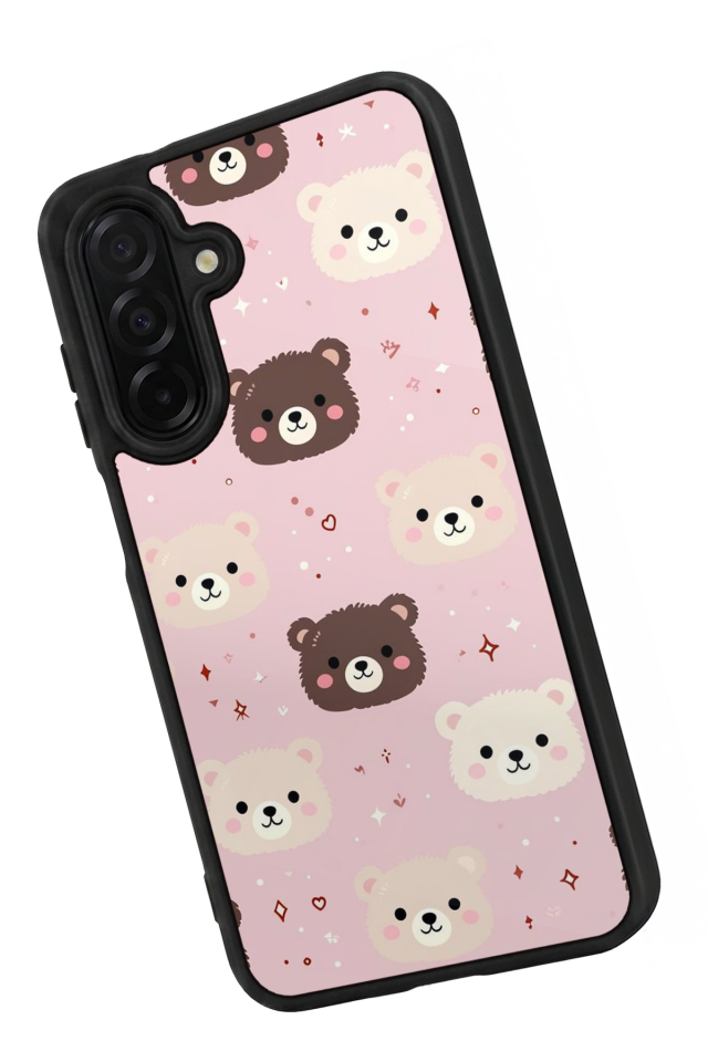 Samsung Galaxy A36 Uyumlu Ayı Tasarımlı Glossy Premium Kılıf