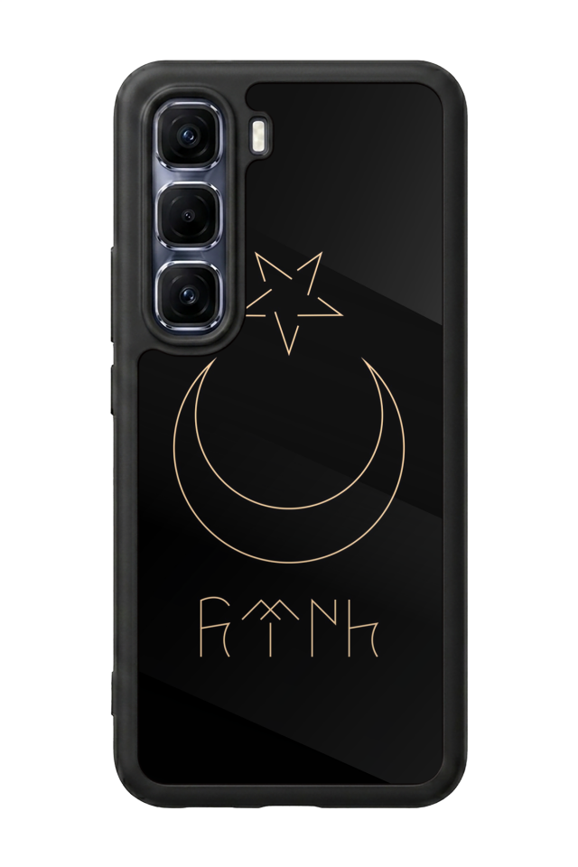 Infinix Hot 60 Pro Plus Uyumlu Bozkurt Tasarımlı Glossy Premium Kılıf