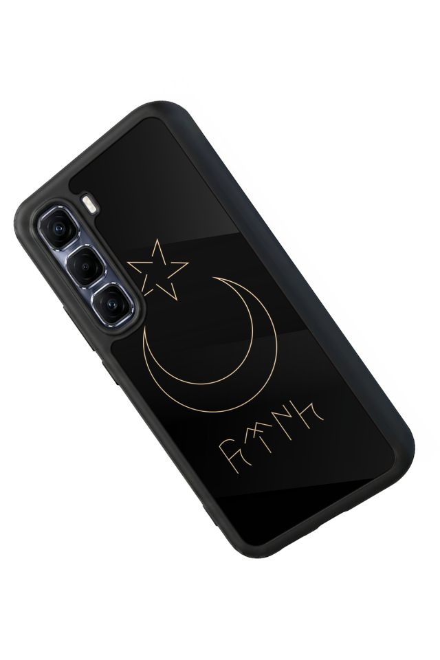 Infinix Hot 60 Pro Plus Uyumlu Bozkurt Tasarımlı Glossy Premium Kılıf