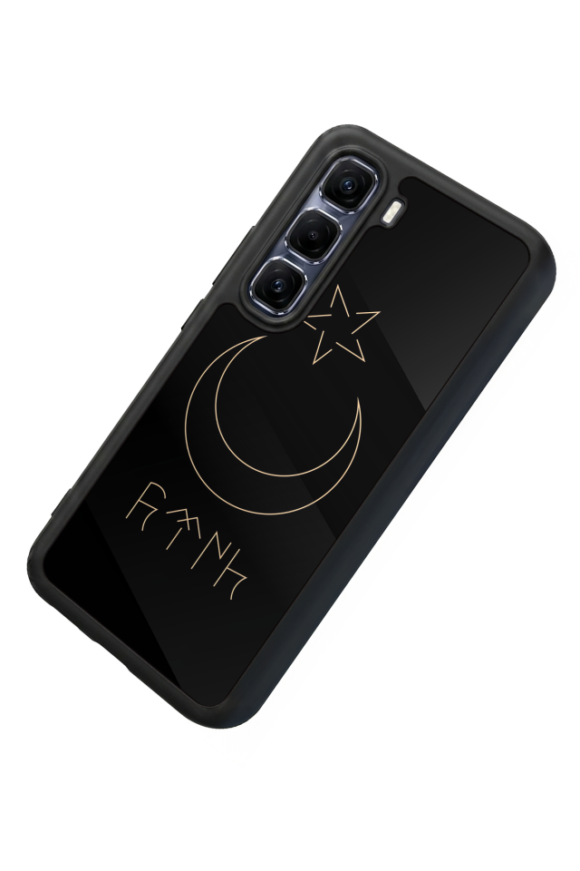 Infinix Hot 60 Pro Plus Uyumlu Bozkurt Tasarımlı Glossy Premium Kılıf