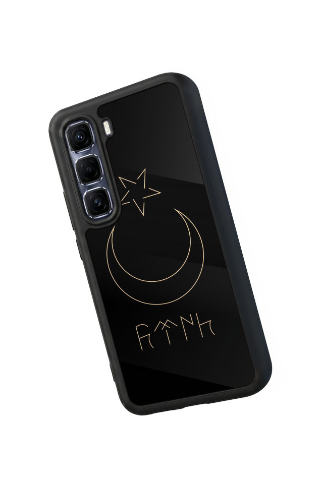 Infinix Hot 60 Pro Plus Uyumlu Bozkurt Tasarımlı Glossy Premium Kılıf