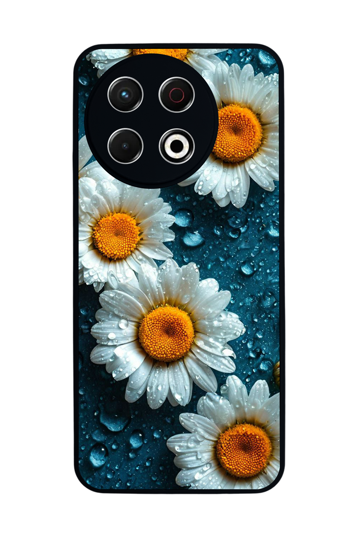 Tecno Spark 30 Pro Uyumlu Cicek Tasarımlı Glossy Premium Kılıf