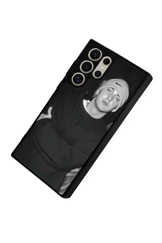 Samsung Galaxy S24 Ultra Uyumlu Eminem Tasarımlı Glossy Premium Kılıf