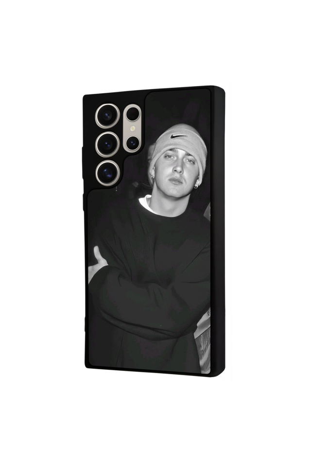 Samsung Galaxy S24 Ultra Uyumlu Eminem Tasarımlı Glossy Premium Kılıf