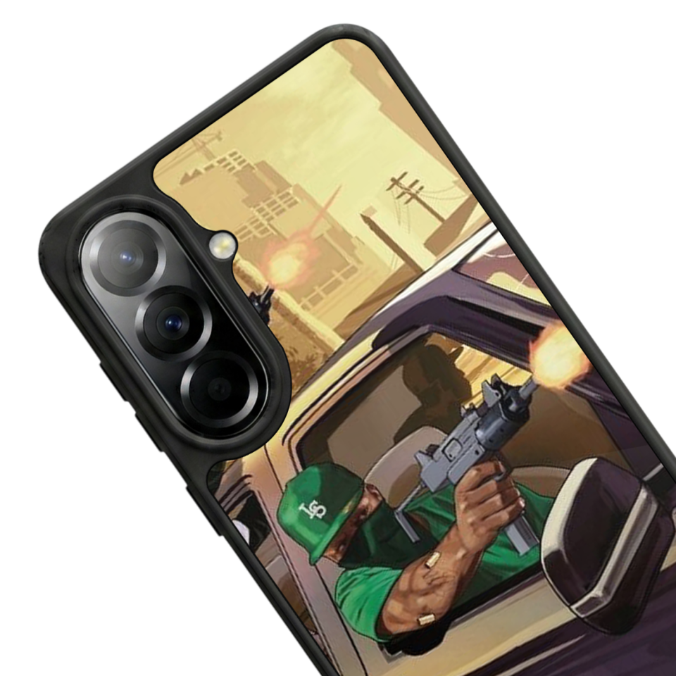 Samsung Galaxy A57 Uyumlu GTA Tasarımlı Glossy Premium Kılıf