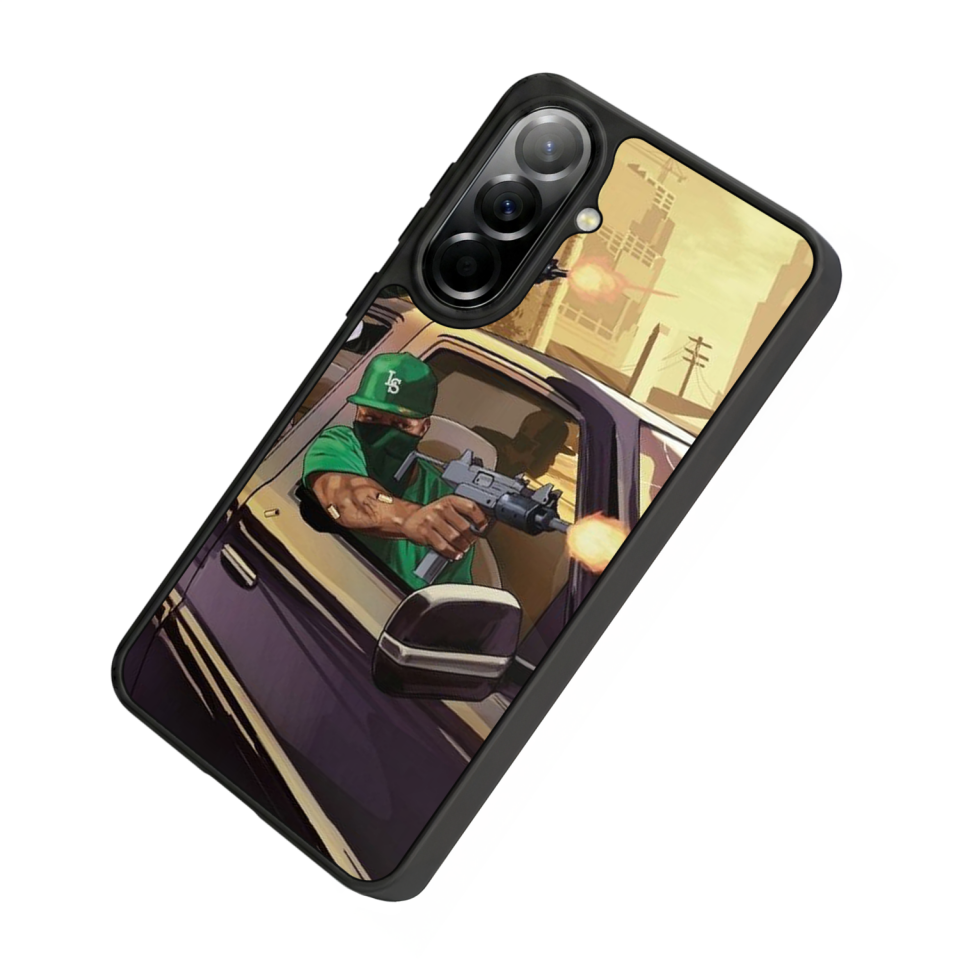 Samsung Galaxy A57 Uyumlu GTA Tasarımlı Glossy Premium Kılıf