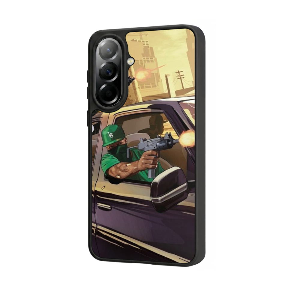 Samsung Galaxy A57 Uyumlu GTA Tasarımlı Glossy Premium Kılıf