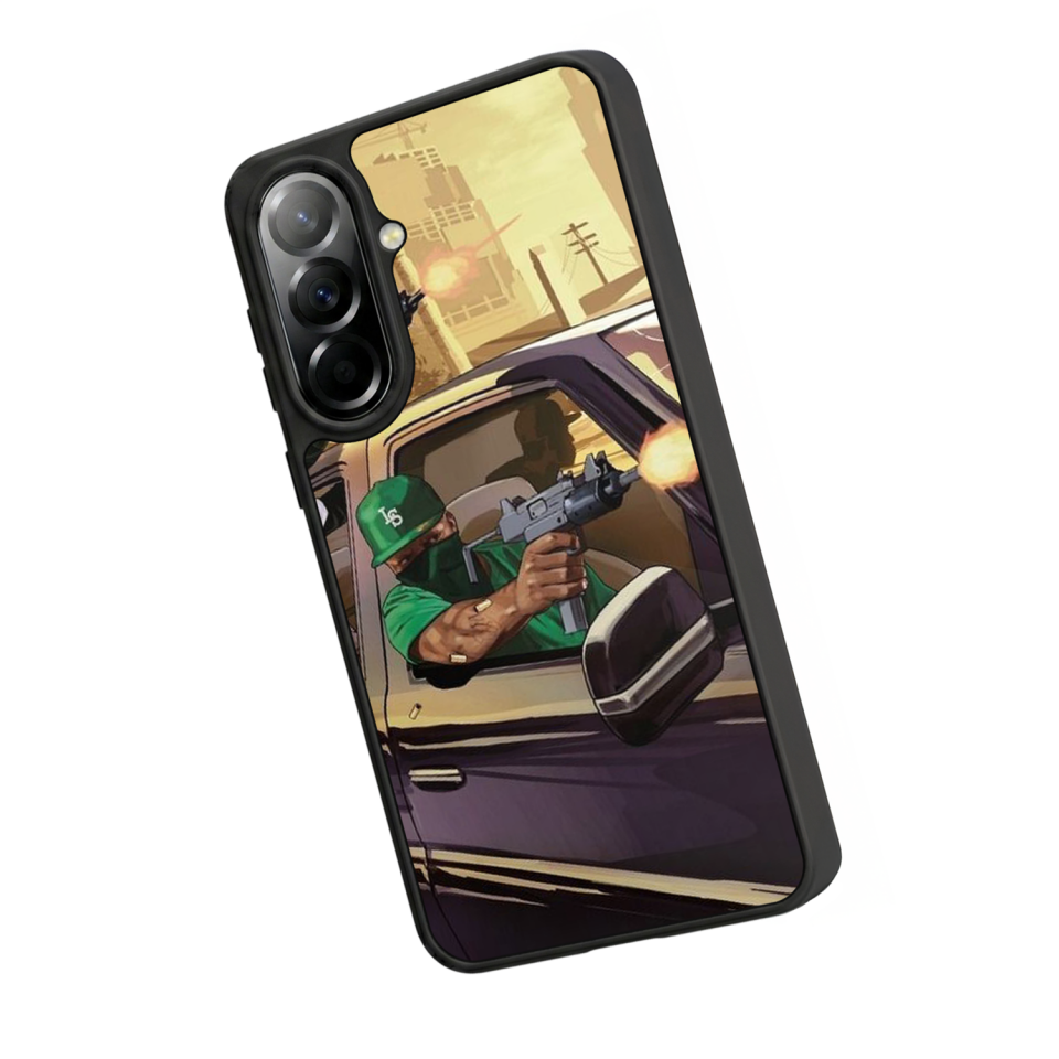 Samsung Galaxy A57 Uyumlu GTA Tasarımlı Glossy Premium Kılıf