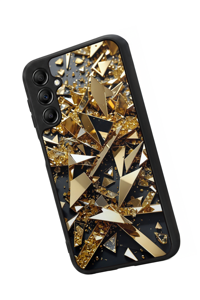 Samsung Galaxy A14 Uyumlu Mermer Marble Tasarımlı Glossy Premium Kılıf