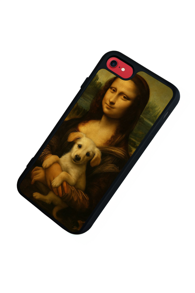 iPhone 8 Uyumlu Monalisa Tasarımlı Glossy Premium Kılıf