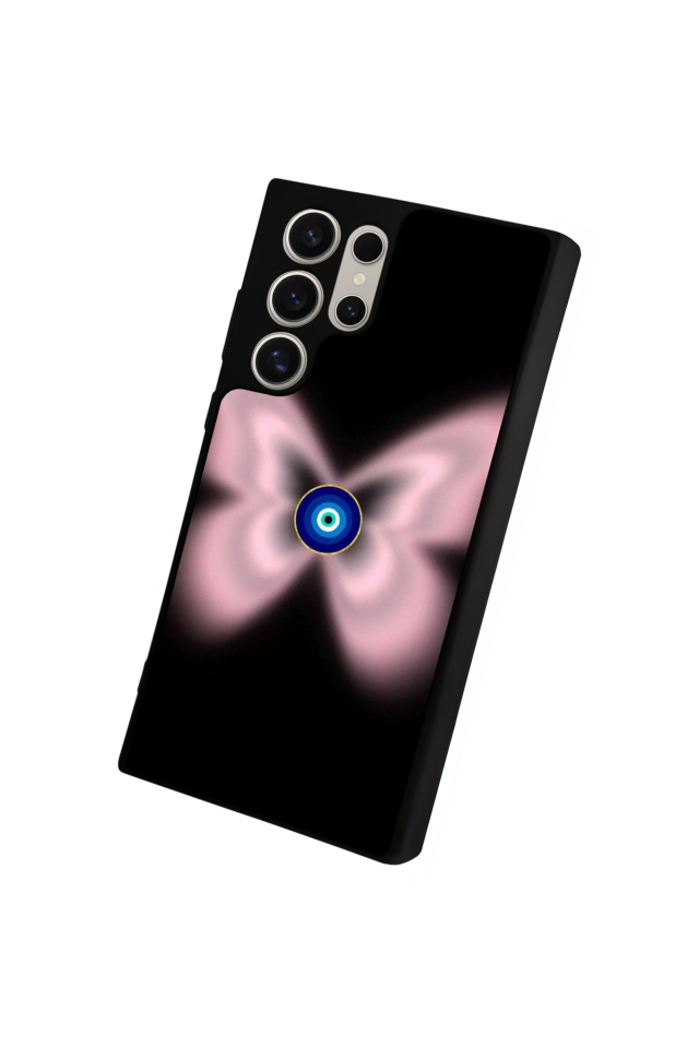 Samsung Galaxy S22 Ultra Uyumlu Nazar Tasarımlı Glossy Premium Kılıf