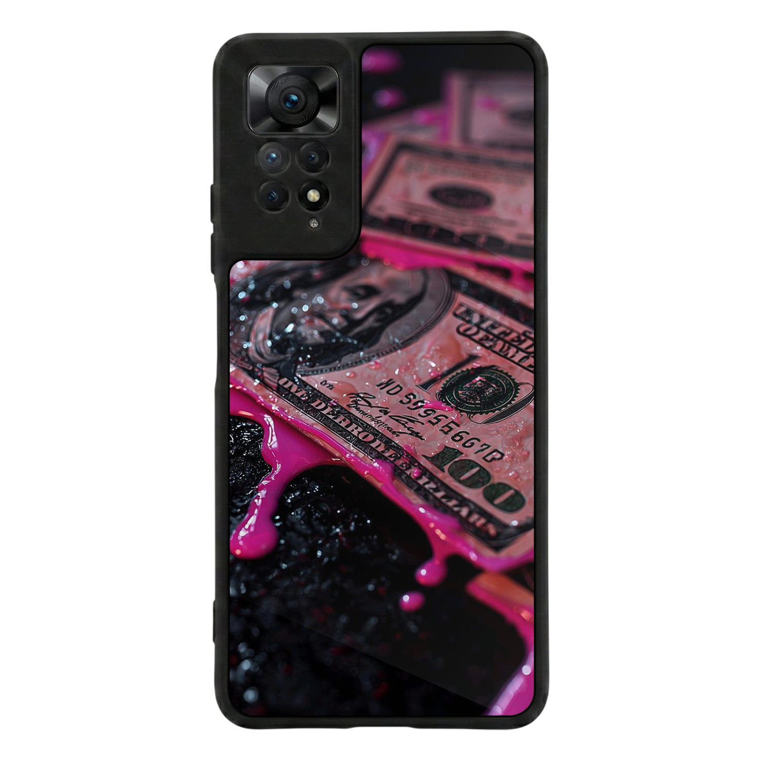 Xiaomi Redmi Note 11 Pro Uyumlu Para Tasarımlı Glossy Premium Kılıf