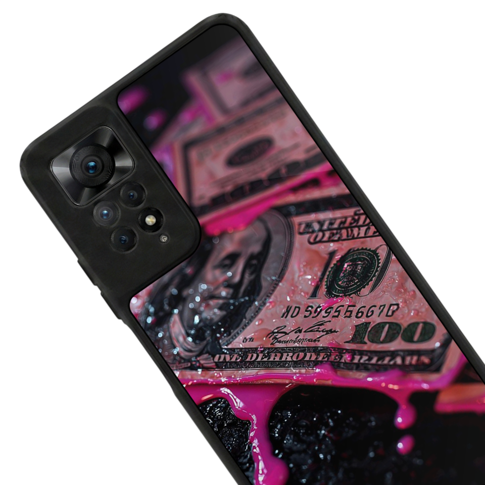 Xiaomi Redmi Note 11 Pro Uyumlu Para Tasarımlı Glossy Premium Kılıf