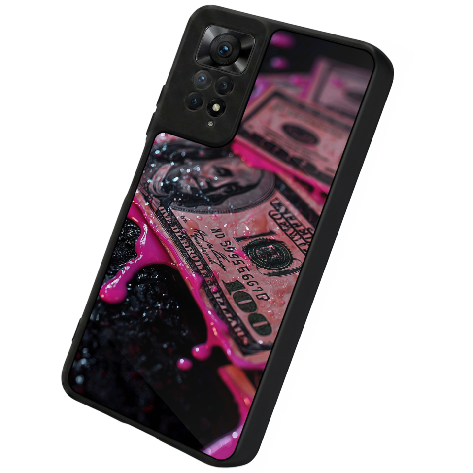 Xiaomi Redmi Note 11 Pro Uyumlu Para Tasarımlı Glossy Premium Kılıf