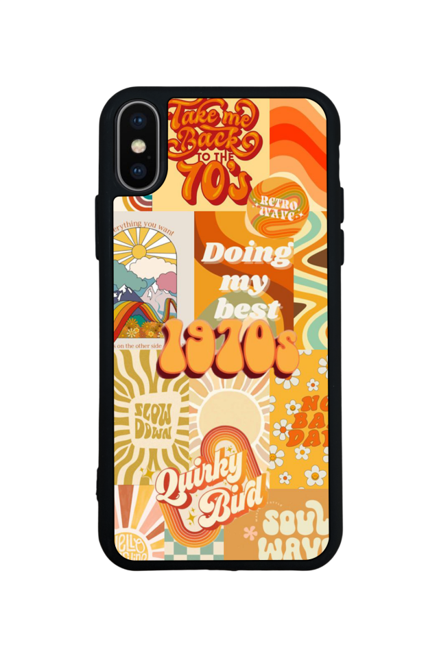 iPhone XS Max Uyumlu Poster Tasarımlı Glossy Premium Kılıf