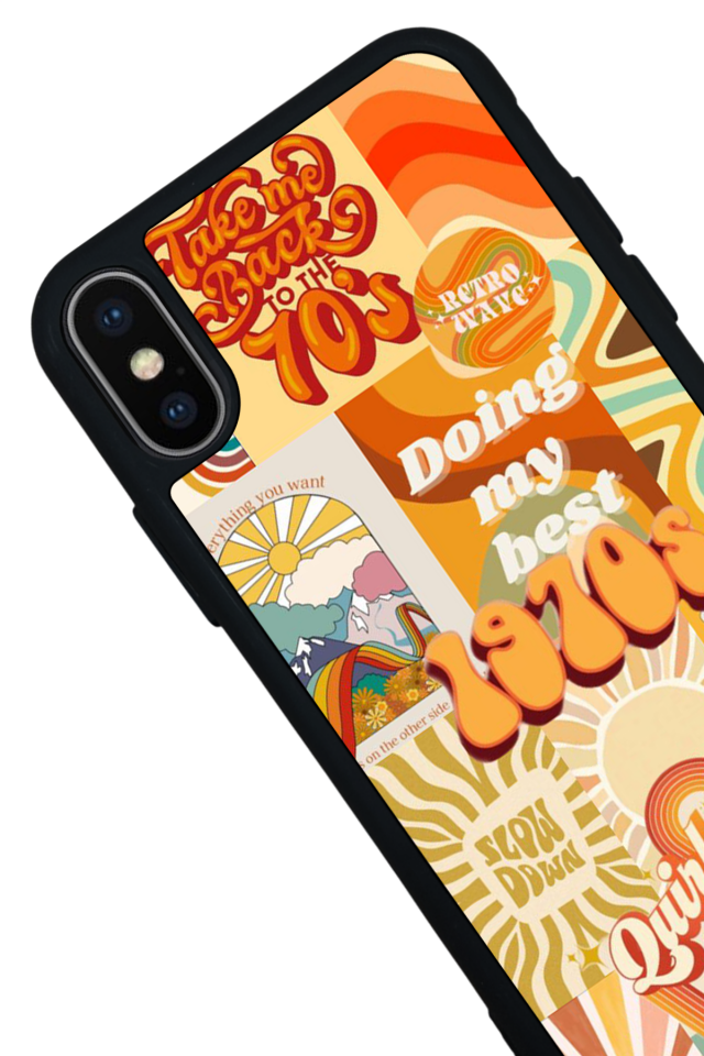 iPhone XS Max Uyumlu Poster Tasarımlı Glossy Premium Kılıf