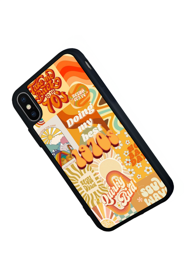iPhone XS Max Uyumlu Poster Tasarımlı Glossy Premium Kılıf