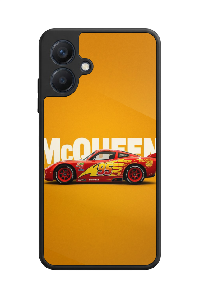 Samsung Galaxy A07 Uyumlu Şimsek McQueen Tasarımlı Glossy Premium Kılıf