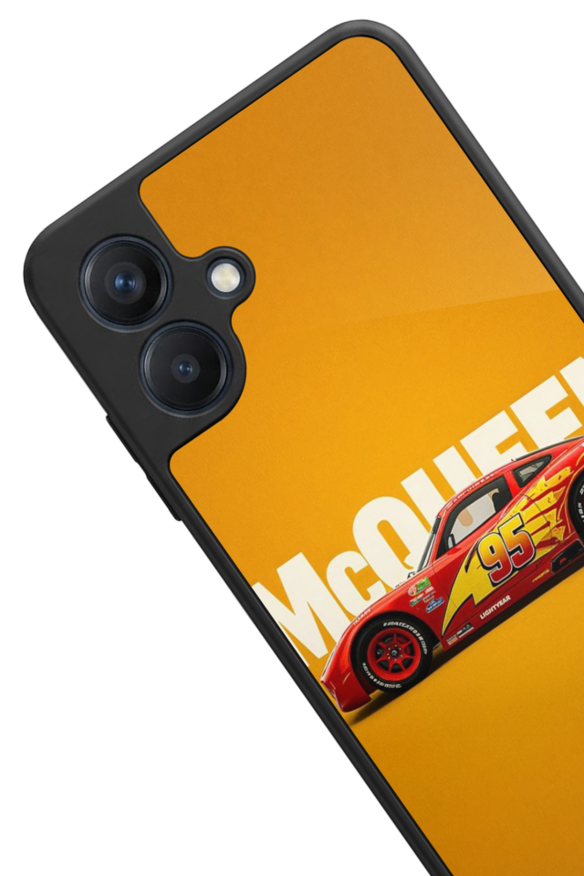 Samsung Galaxy A07 Uyumlu Şimsek McQueen Tasarımlı Glossy Premium Kılıf