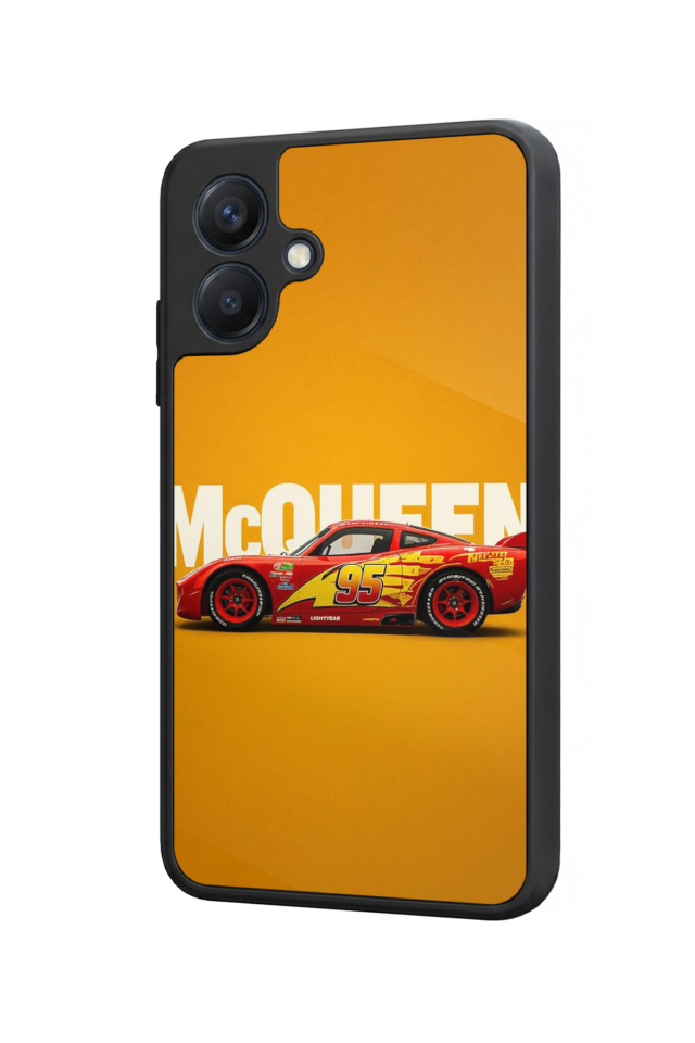 Samsung Galaxy A07 Uyumlu Şimsek McQueen Tasarımlı Glossy Premium Kılıf