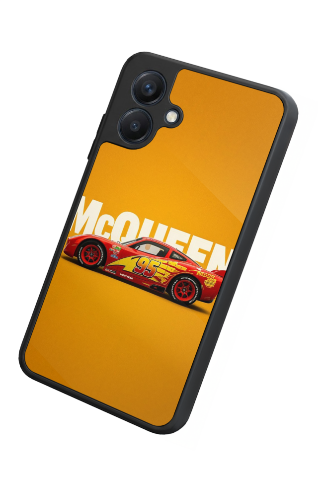 Samsung Galaxy A07 Uyumlu Şimsek McQueen Tasarımlı Glossy Premium Kılıf