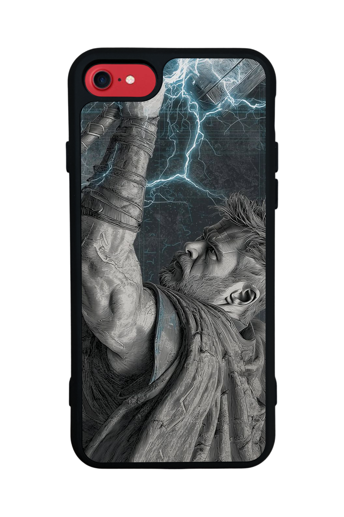 iPhone SE Uyumlu Thor Tasarımlı Glossy Premium Kılıf