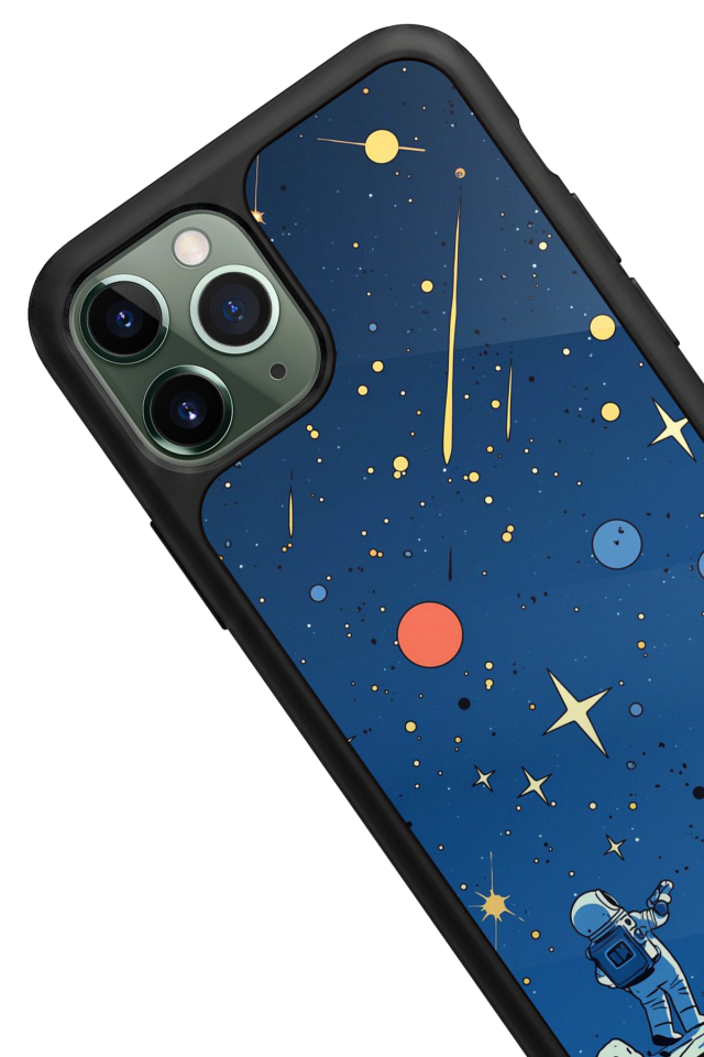 iPhone 11 Pro Uyumlu Kirmizi Tasarımlı Glossy Premium Kılıf