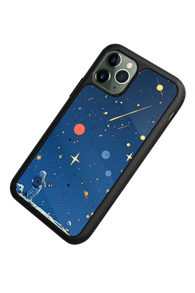 iPhone 11 Pro Uyumlu Kirmizi Tasarımlı Glossy Premium Kılıf