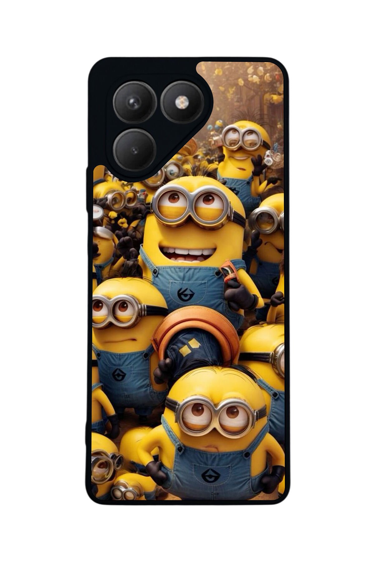 Tecno Pova 7 Mat Uyumlu Siyah Kılıf – Yumuşak Silikon, Koruyucu, Şok Emici Kapak