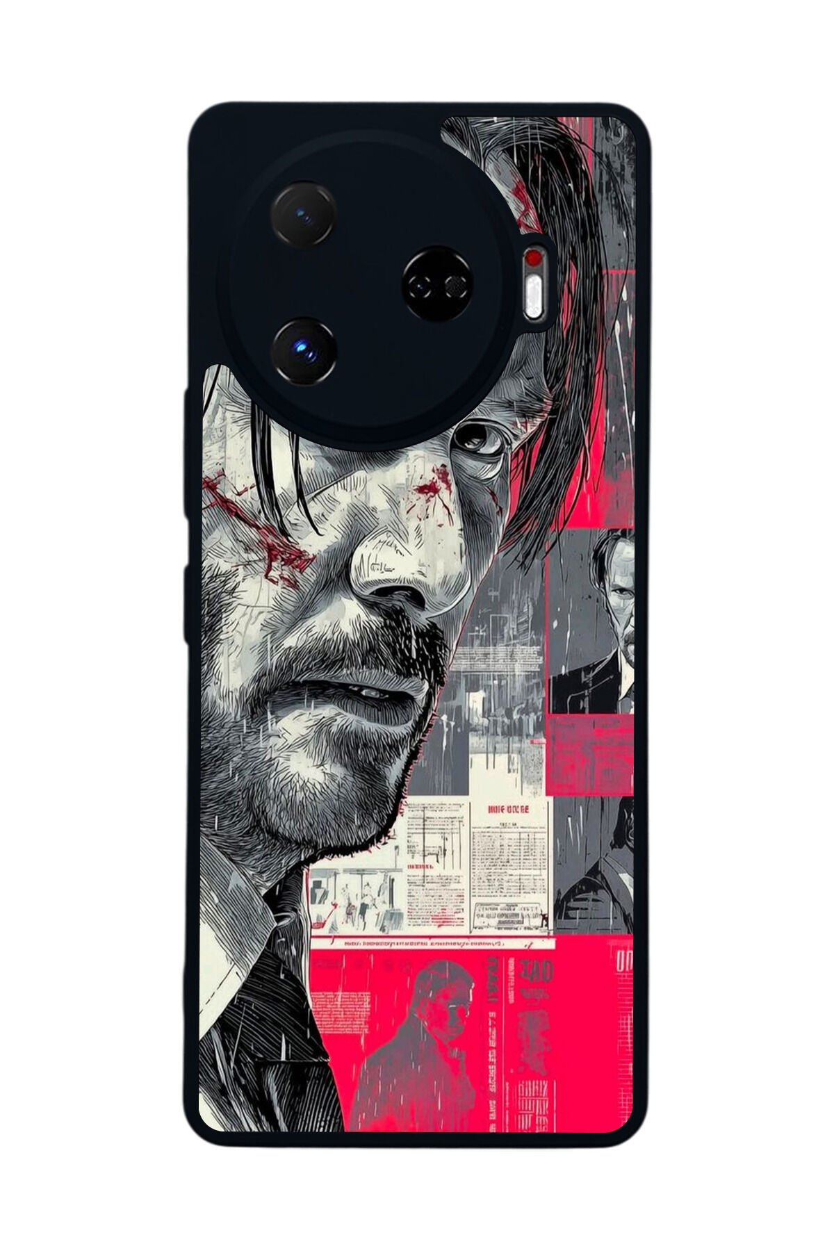 Tecno Camon 30 Pro Uyumlu JohnWick Tasarımlı Glossy Premium Kılıf