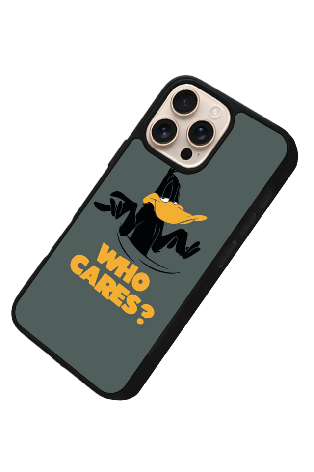 iPhone 16 Pro Max Uyumlu Daffy duck Tasarımlı Glossy Premium Kılıf