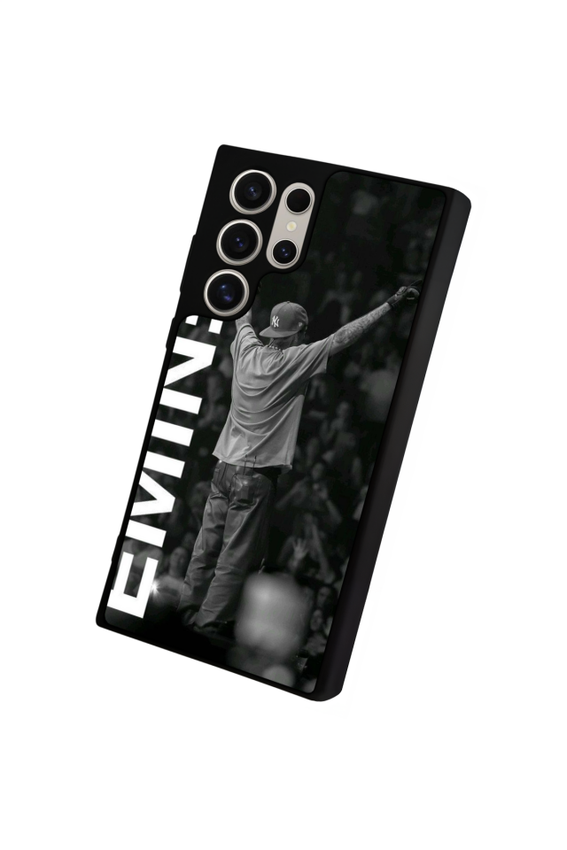 Samsung Galaxy S24 Ultra Uyumlu Eminem Tasarımlı Glossy Premium Kılıf