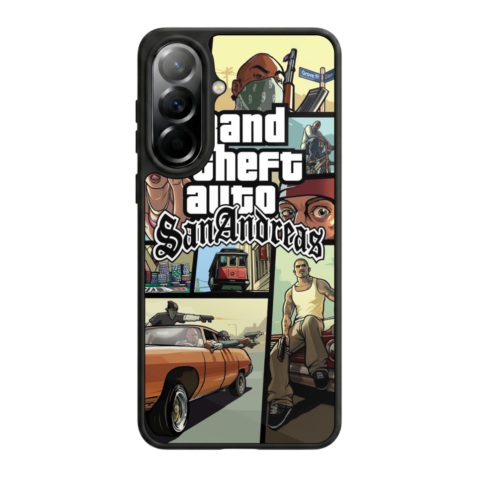 Samsung Galaxy A57 Uyumlu GTA Tasarımlı Glossy Premium Kılıf