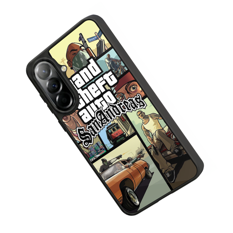 Samsung Galaxy A57 Uyumlu GTA Tasarımlı Glossy Premium Kılıf