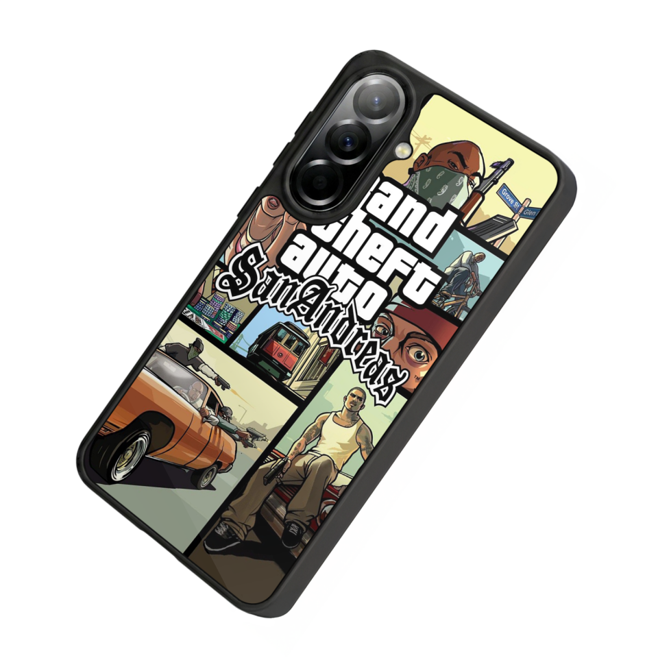 Samsung Galaxy A57 Uyumlu GTA Tasarımlı Glossy Premium Kılıf