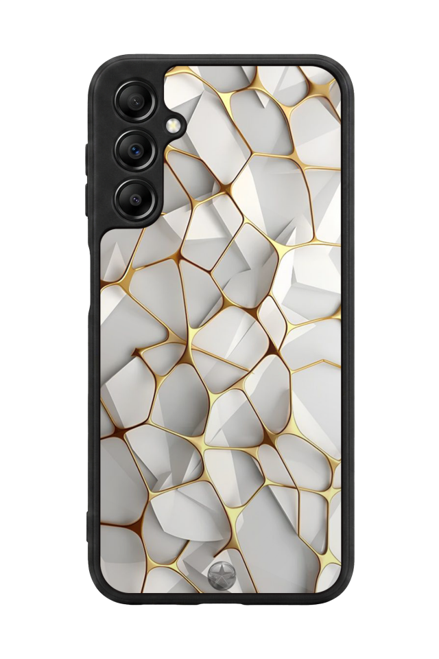Samsung Galaxy A14 Uyumlu Mermer Marble Tasarımlı Glossy Premium Kılıf